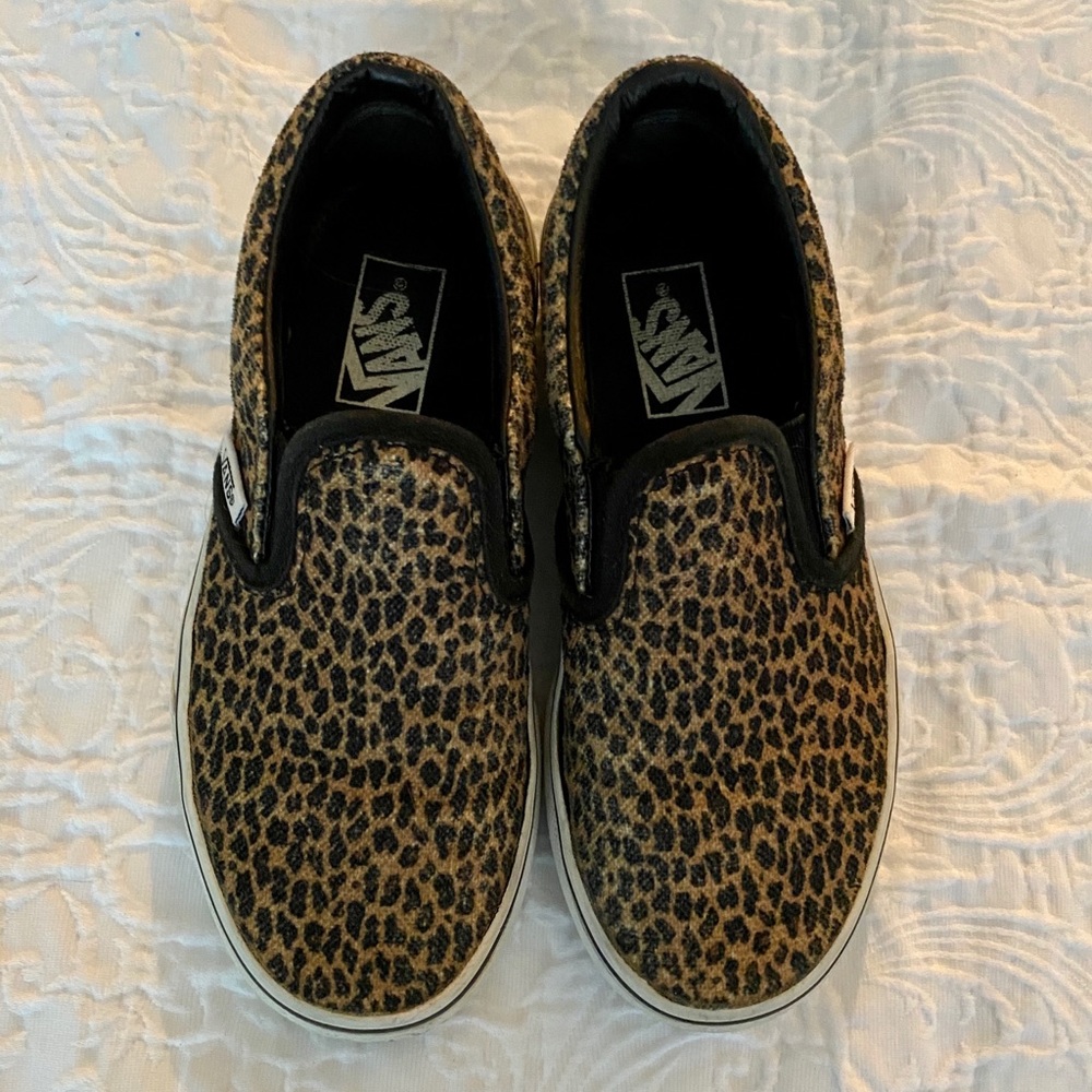 Vans kids 13 Cheetah Leopard peint